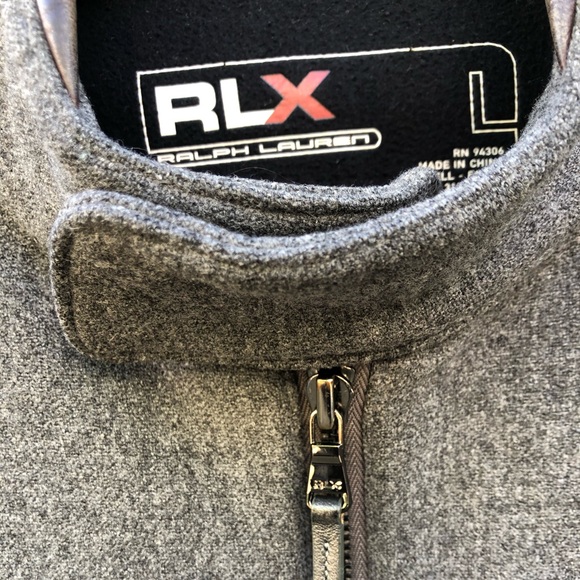 NW RLX Ralph Lauren Woolen Motorcycle Jacket Sz L - Picture 7 of 16